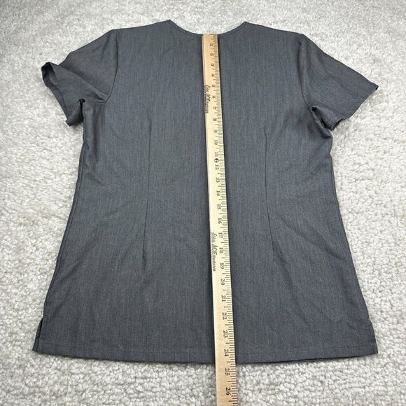 Figs Catarina One Pocket Shirt Scrub Top Gray - Picture 8 of 12